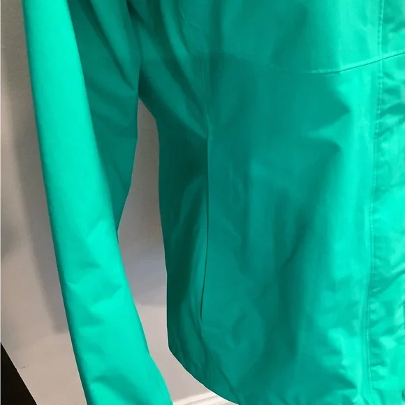 Marmot Womens Aqua Green Raincoat size Large - Picture 6 of 10